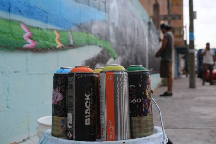 Pasan de ser pandilleros a muralistas