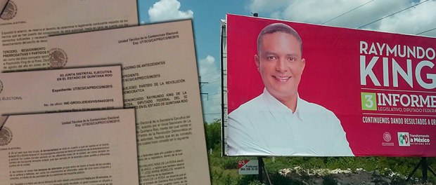 RAYMUNDO KING: Requieren información a empresas que participaron en su ilegal derroche publicitario