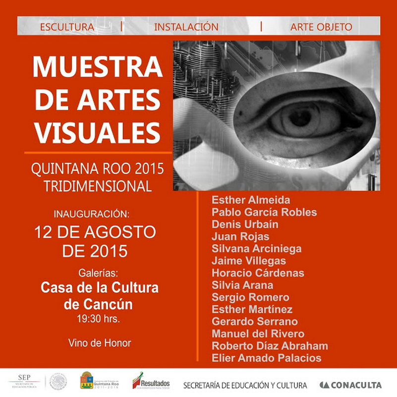 TODO LISTO PARA LA EXPO TRIDIMENSIONAL EN LA CASA DE LA CULTURA DE CANCÚN