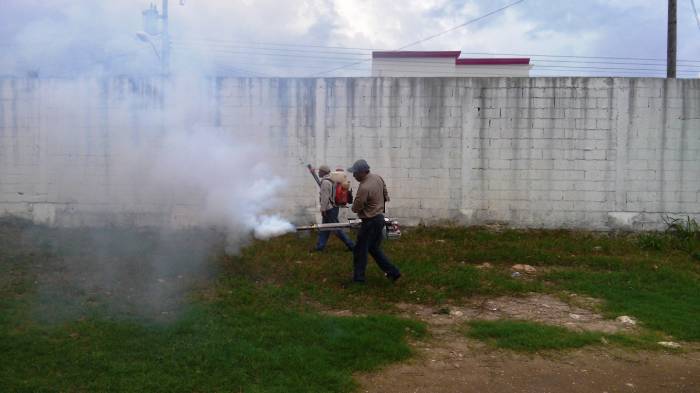 Suspenden fumigación en escuelas por lluvias