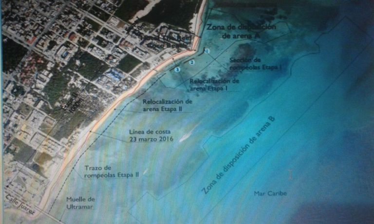 Ambientalistas se oponen a proyecto de rescate de playas de hotel Reef Coco Beach