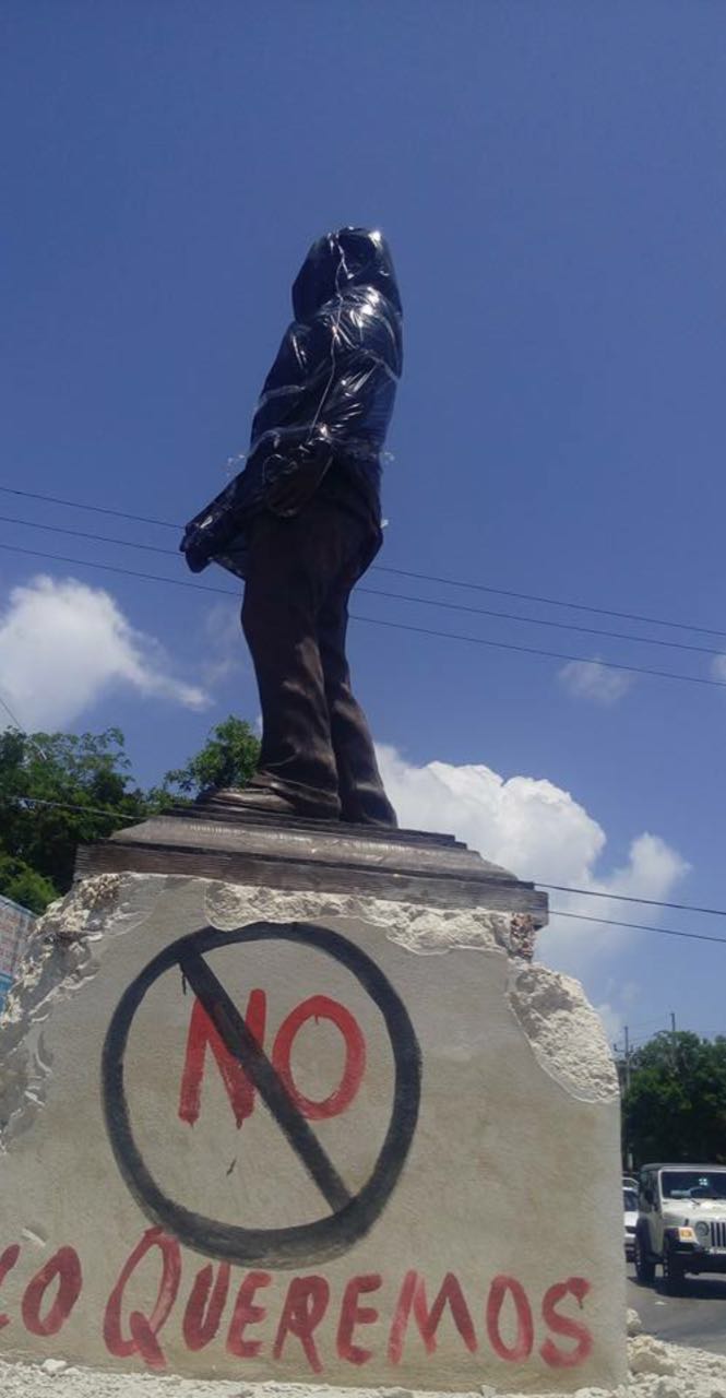 Quitarán estatua a la impunidad