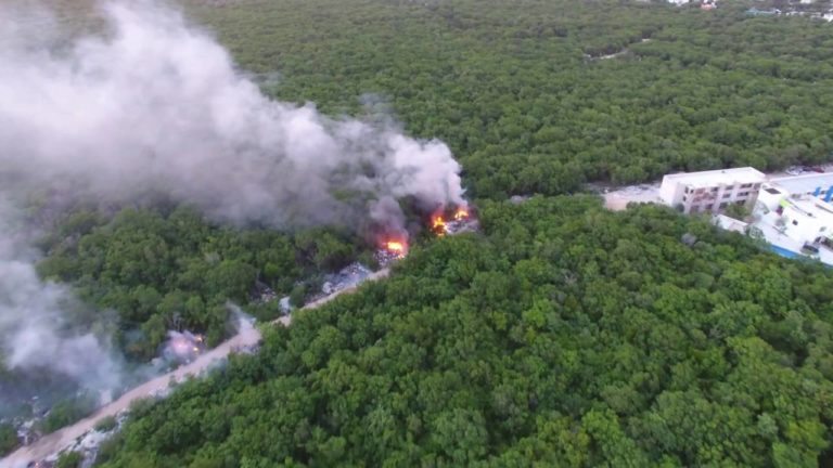 Playa del Carmen es un paraíso… de la basura