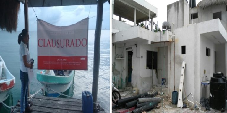¡Oops! Clausura la PROFEPA muelle en Isla Mujeres atribuido a familia de Roberto Borge