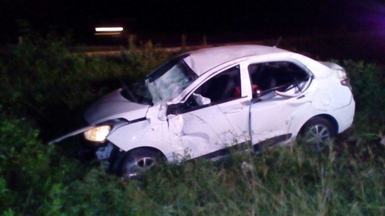 Arrollado por su propio vehículo por exceso de velocidad.