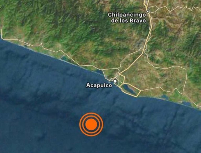 Reportan sismo de 4.8 grados en Acapulco
