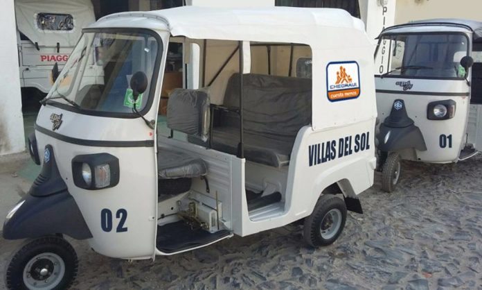 mototaxis en Villas del Sol