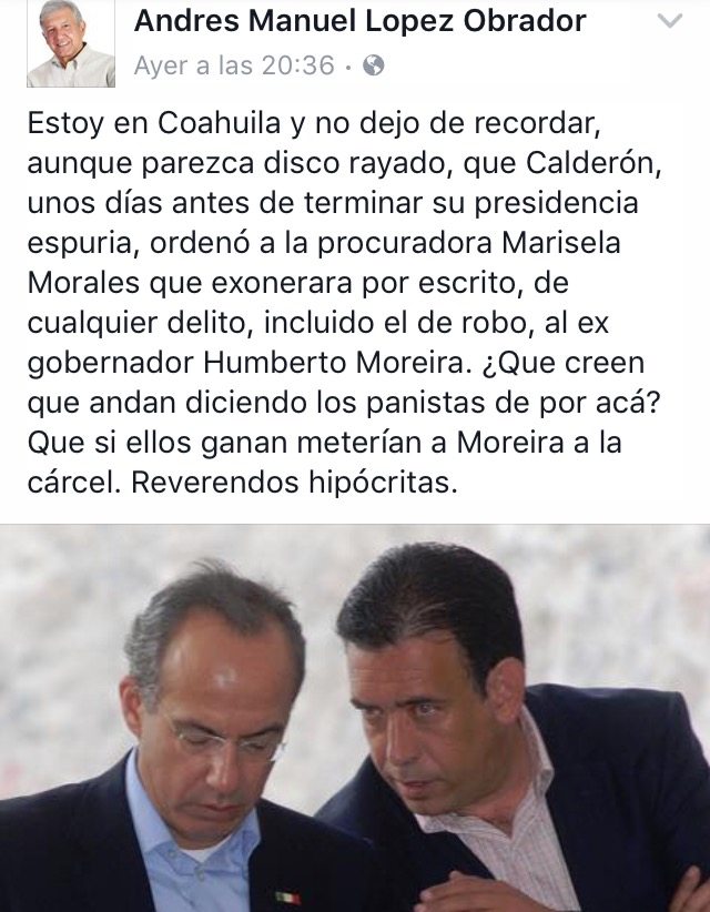 El Peje llama “hipócritas” a los políticos del PAN