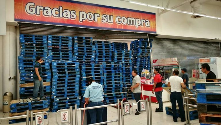 Caos en Playa del Carmen