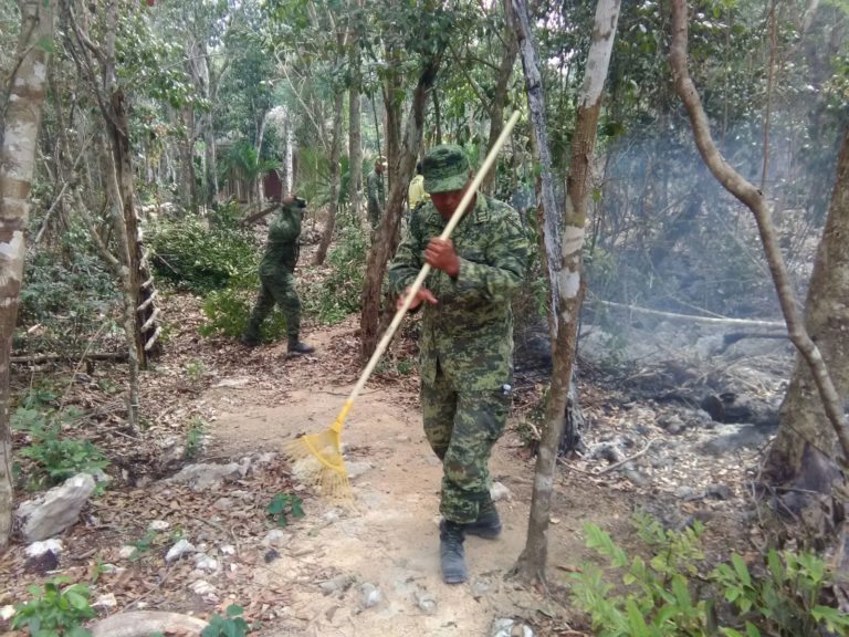 incendio en Akumal 170417