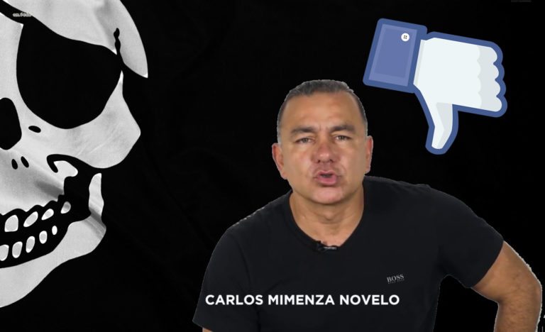 Facebook eliminó la página de Carlos Mimenza