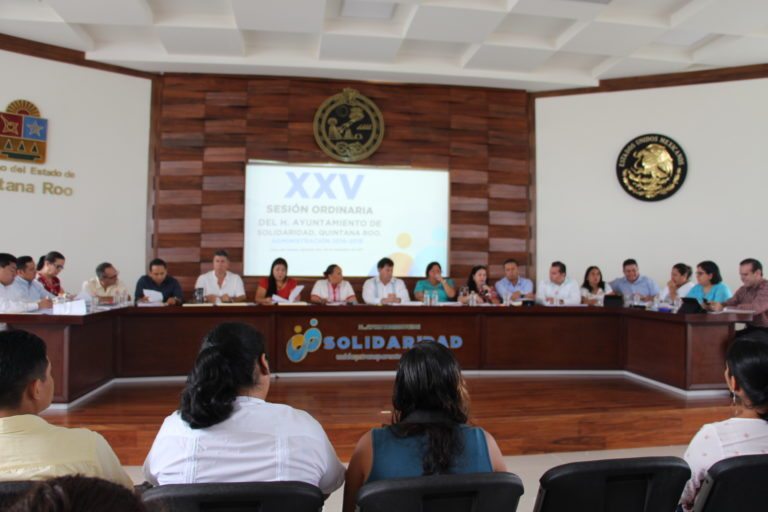 Celebran la XXV Sesión Ordinaria del Cabildo