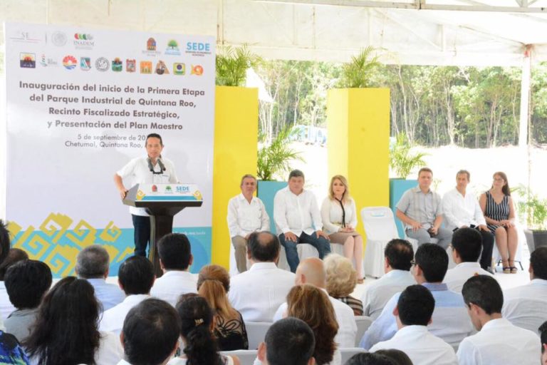Impulsan crecimiento económico del sur; inauguran primera etapa de Parque Industrial