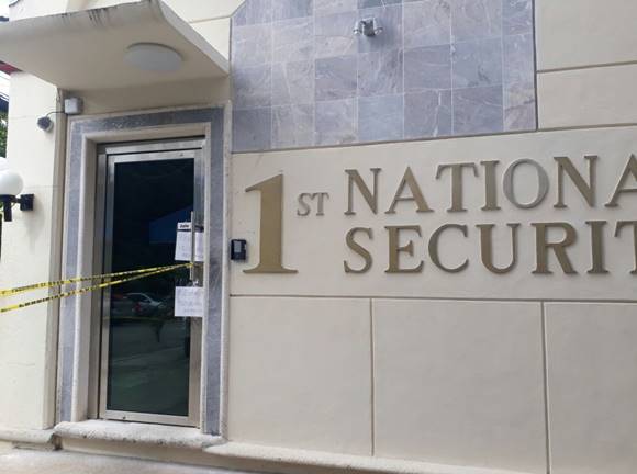 First National Security Bank en Cancún, segundo Cateo