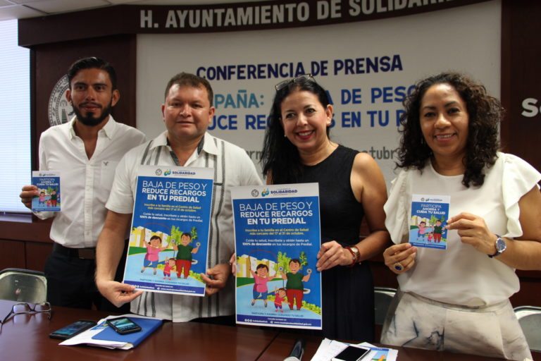 Lanzan campaña “Baja de peso y reduce recargos a tu predial”