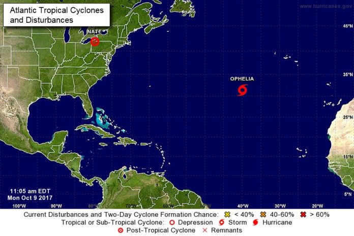 Tormenta Tropical Ophelia