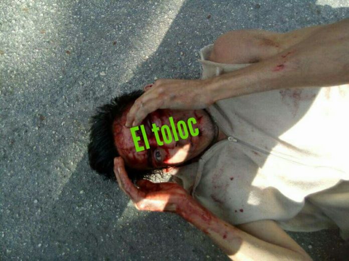 Violador golpeado octubre 2017