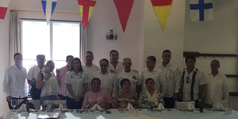 Legisladores de la Cámara de Diputados visitan instalaciones navieras y portuarias de Isla Mujeres