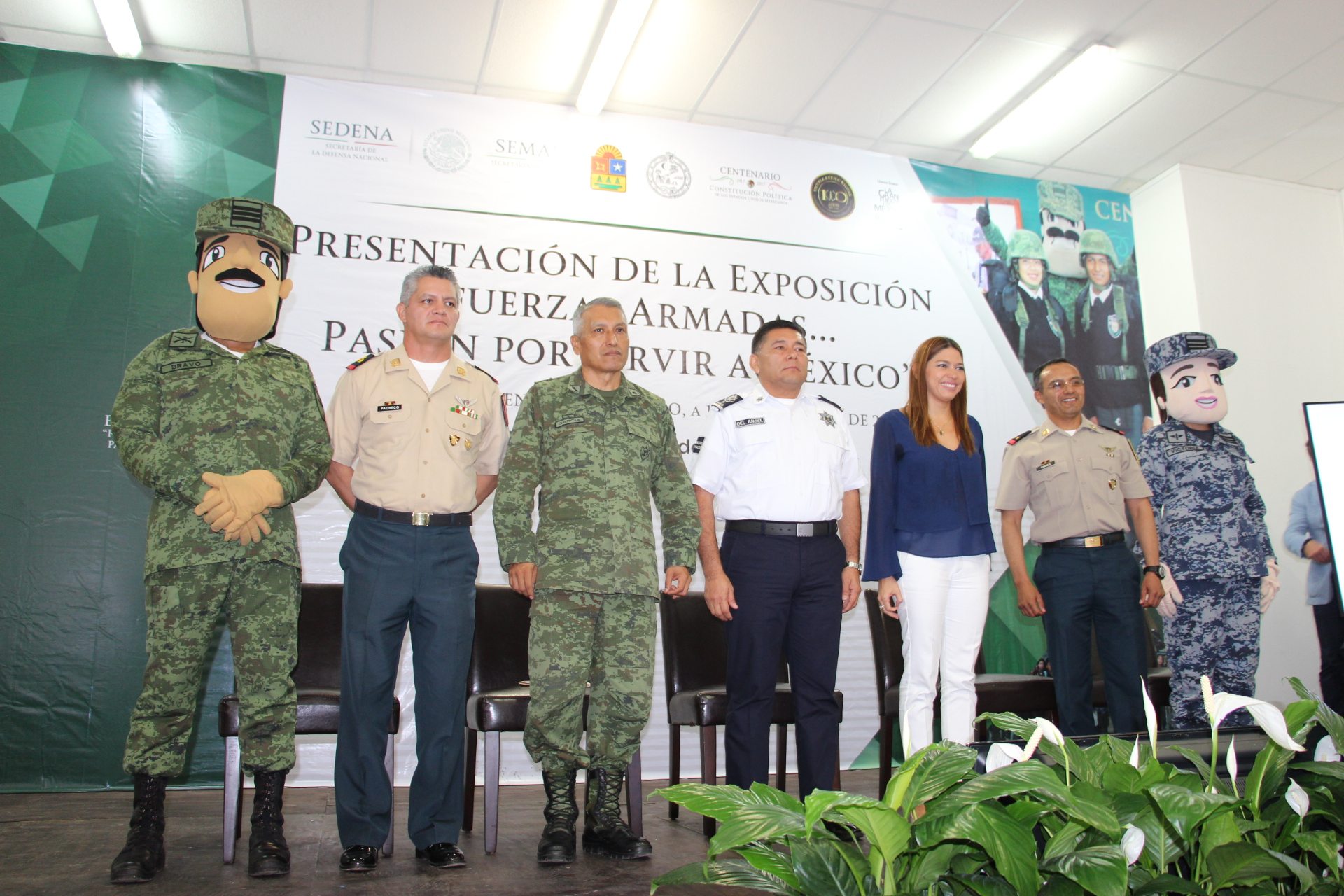 Presentan formalmente la exposición “Fuerzas armadas, pasión por servir a México”