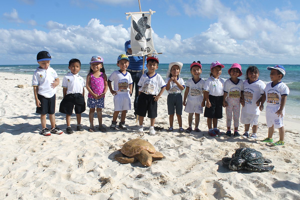 Fomenta ZOFEMAT educación ambiental para la protección de tortugas en Solidaridad