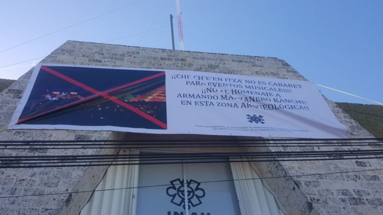 Se oponen arqueólogos a concierto en Chichén Itzá