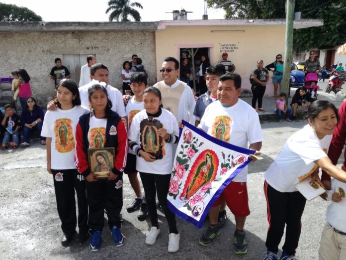 Antorchistas-Cozumel2 desbordan fe