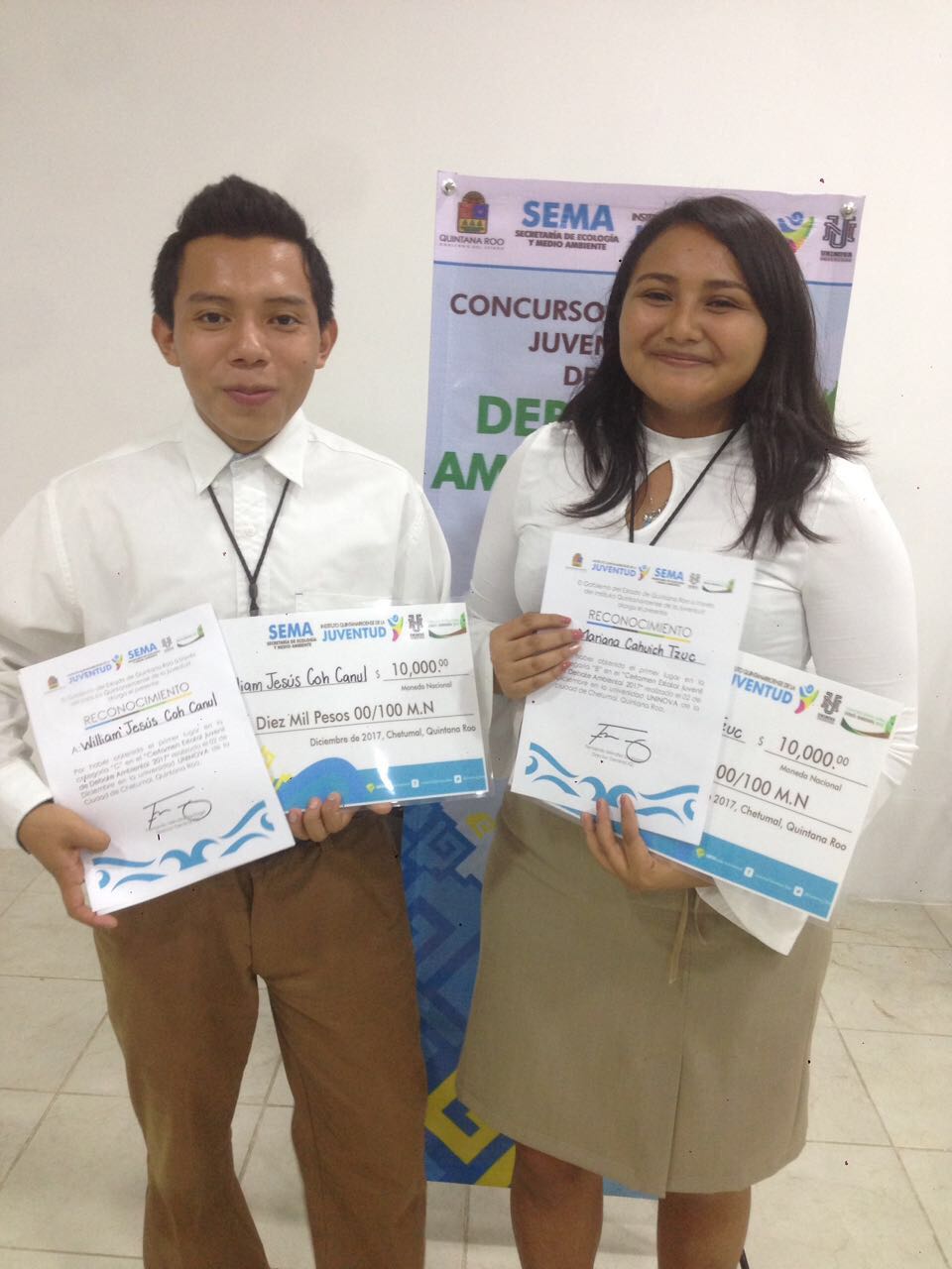 Jóvenes solidarenses ganan concurso estatal de Debate Ambiental 2017