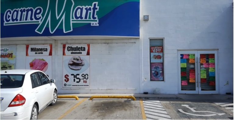 Se llevan dinero de una carnicería