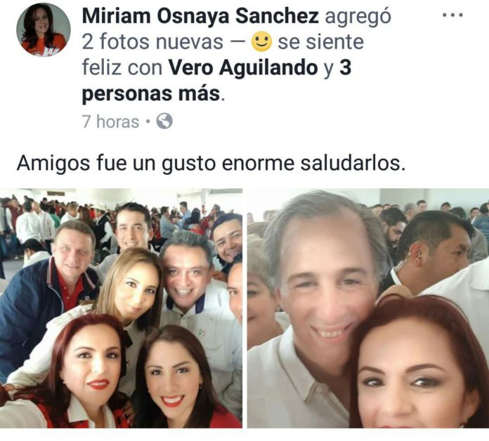 Miriam Osnaya Sanchez con Meade