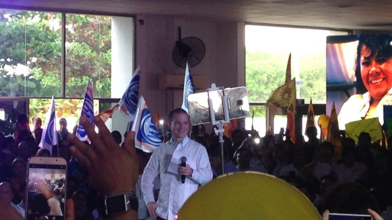 Precandidato Ricardo Anaya en Cancún