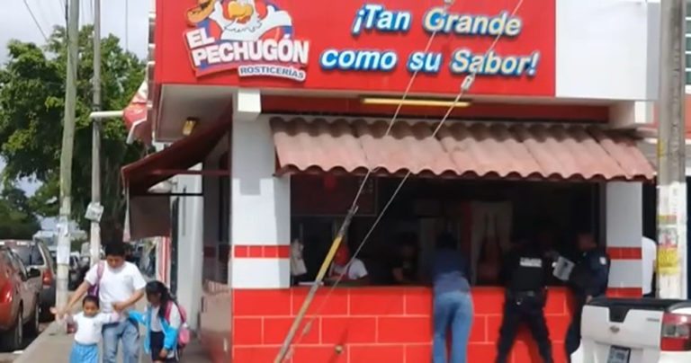 Roban 25 mil pesos de pollería