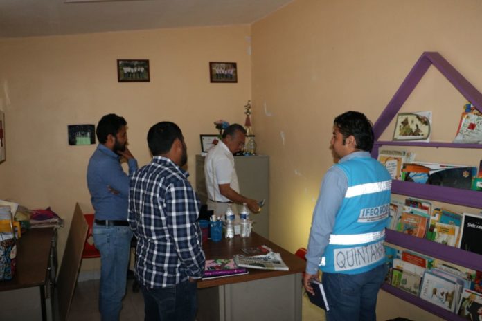 Inspecciona Ifeqroo escuelas después del temblor en Chetumal