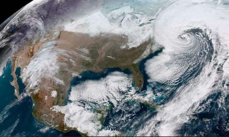 “Ciclón Bomba” al noreste de Estados Unidos es un huracán de nieve