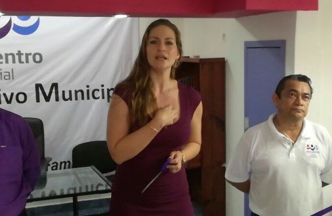 Niurka Saliva en Cozumel