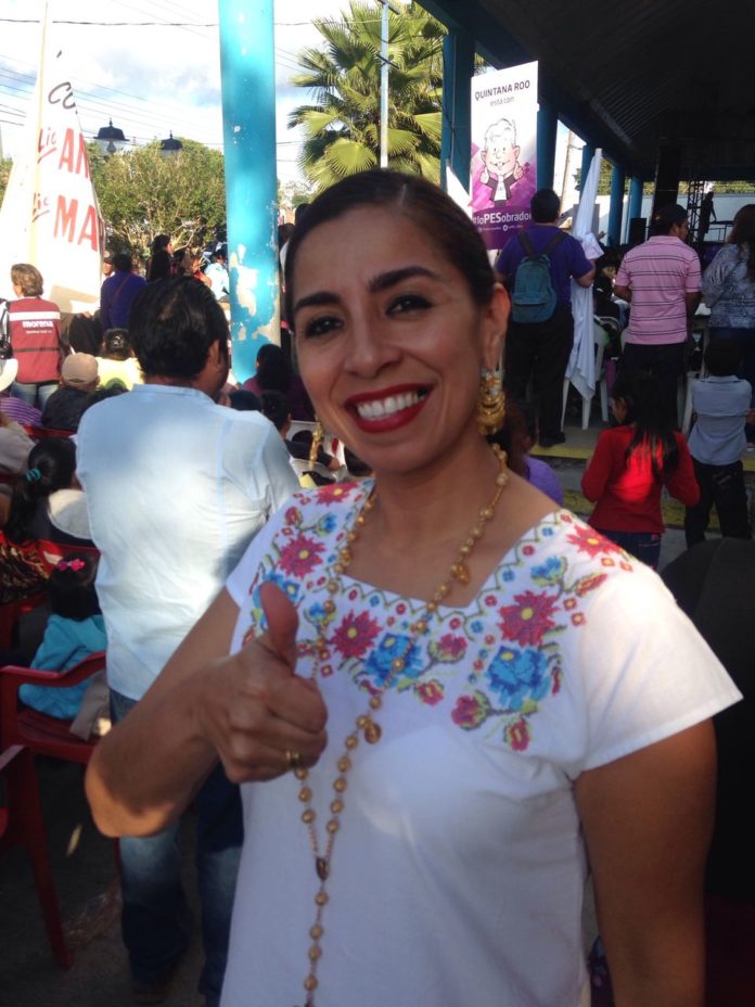 Marybel Villegas en Lázaro Cárdenas