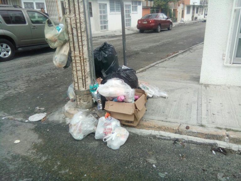 focos rojos en recolección de basura en Cancún