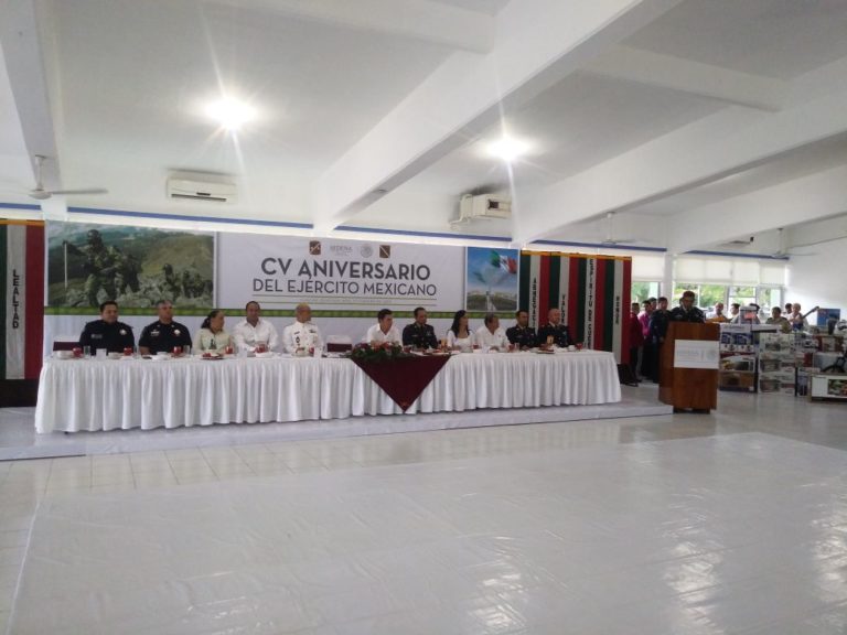 Celebran aniversario del Ejército Mexicano