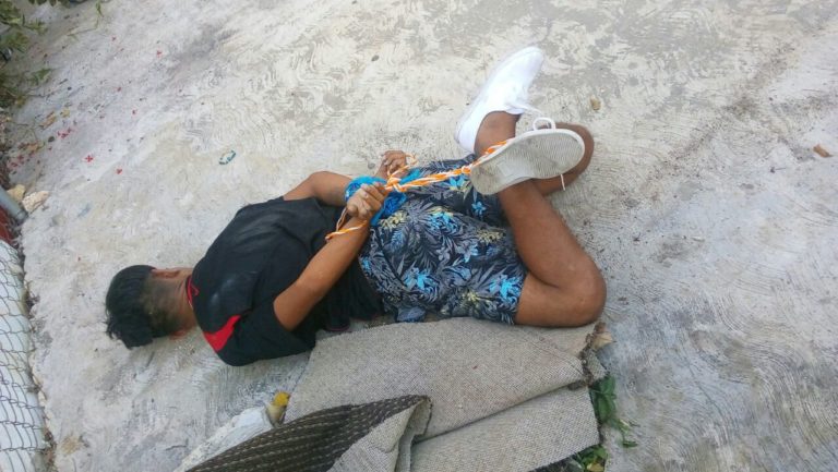 Someten vecinos a “ladrón de colonia”