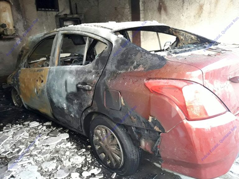 Policía Estatal captura a incendiario de autos en Chetumal