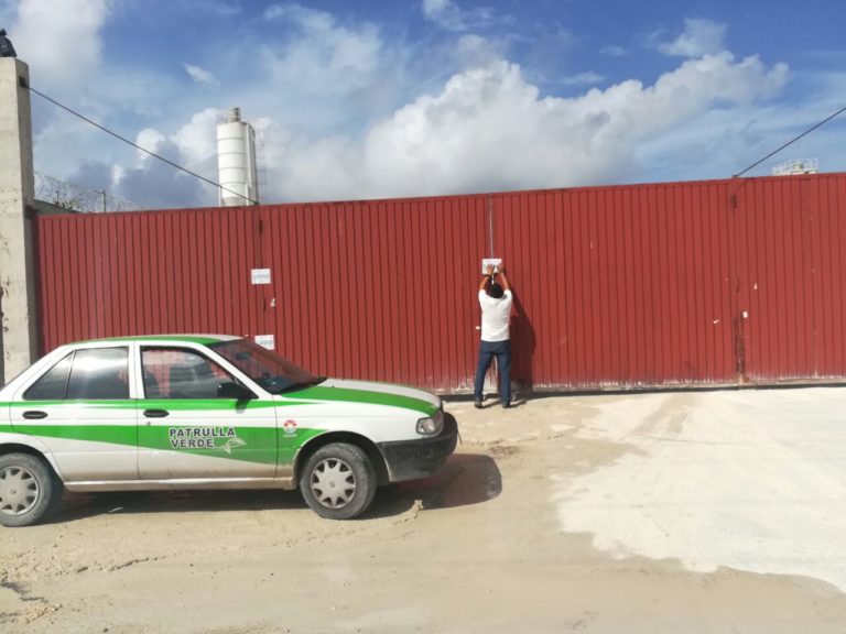 Las concreteras que se encuentran habilitadas en las inmediaciones de la Súper Manzana 77 de Cancún ya tienen plazo para mudarse.