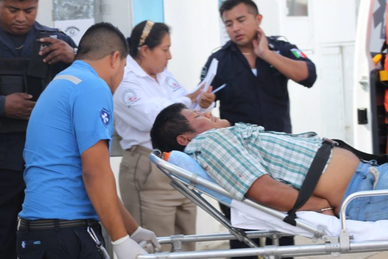 Agresor con machete en Tulum