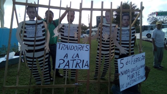 protesta en el ceviche