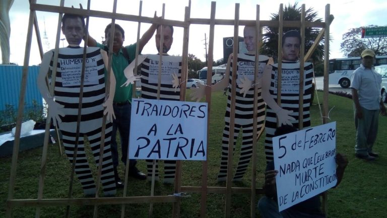 protesta en el ceviche