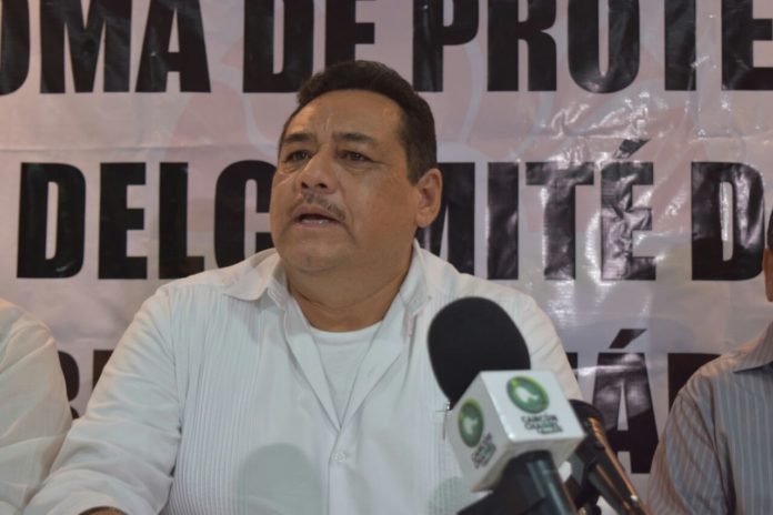 Reinaldo Blanco, del comité de defensa de límites territoriales de Quintana Roo