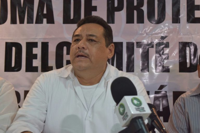 Reinaldo Blanco, del comité de defensa de límites territoriales de Quintana Roo