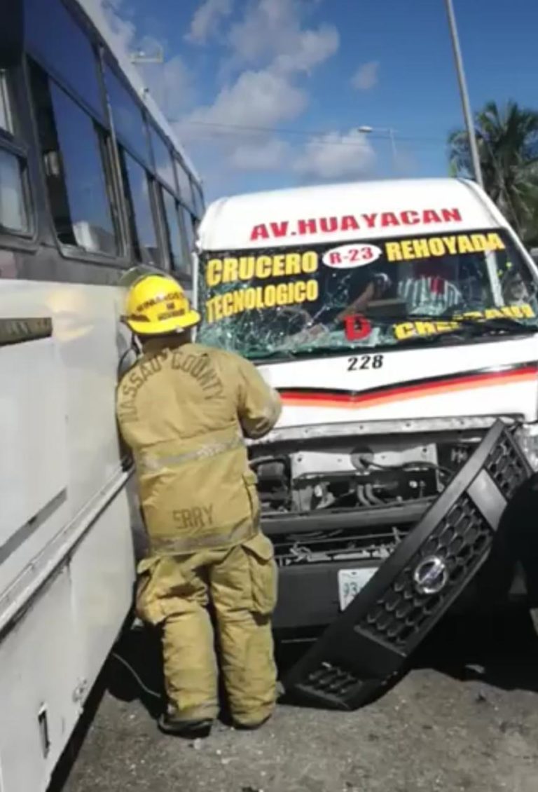 accidente plaza las américas