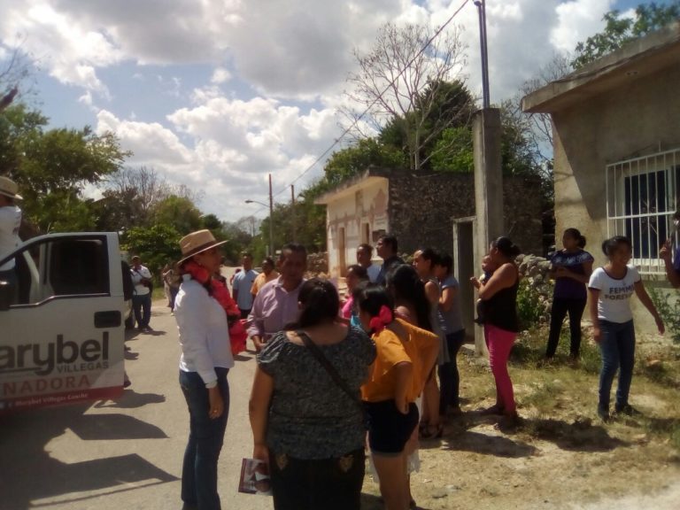 Marybel inicia campaña al Senado en Tihosuco