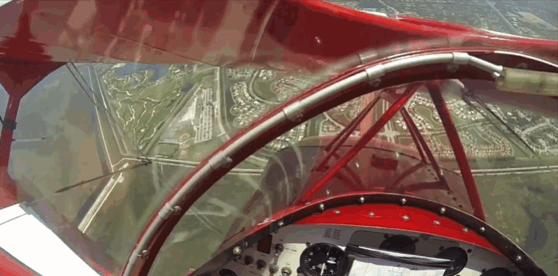 Milagrosa reacción de un piloto cuando se detiene el motor de su avión