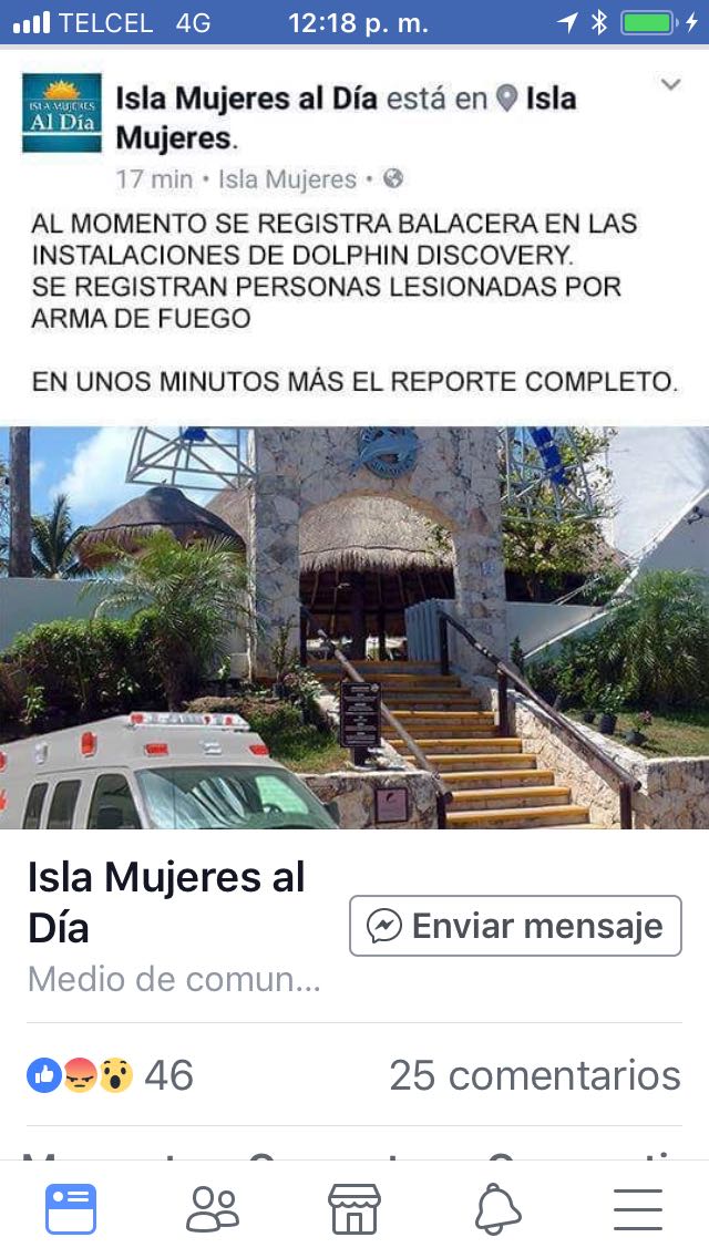 La página “Isla Mujeres al día” sufre de clonación y publica una nota falsa