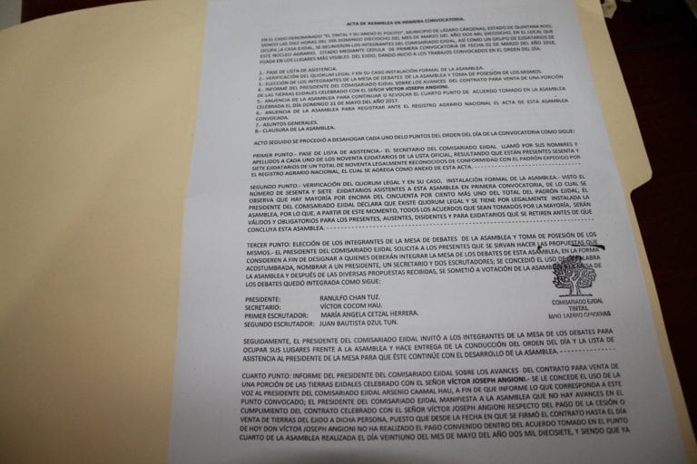 Revocan millonaria venta de tierras en El Tintal